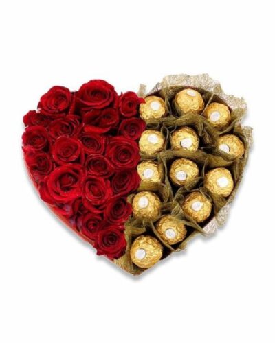 flowers and chocolate