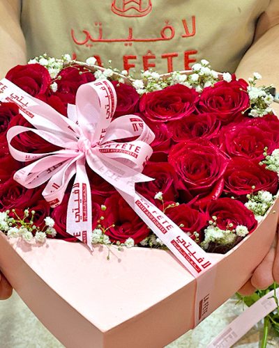 Flowers In Heart Box