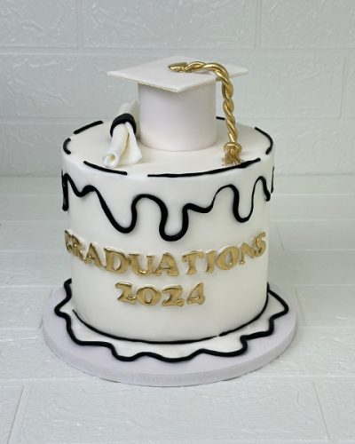 Fondant Graduation Cake