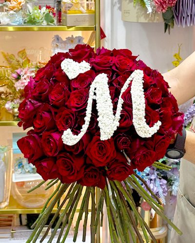 Special Bouquet With Letters